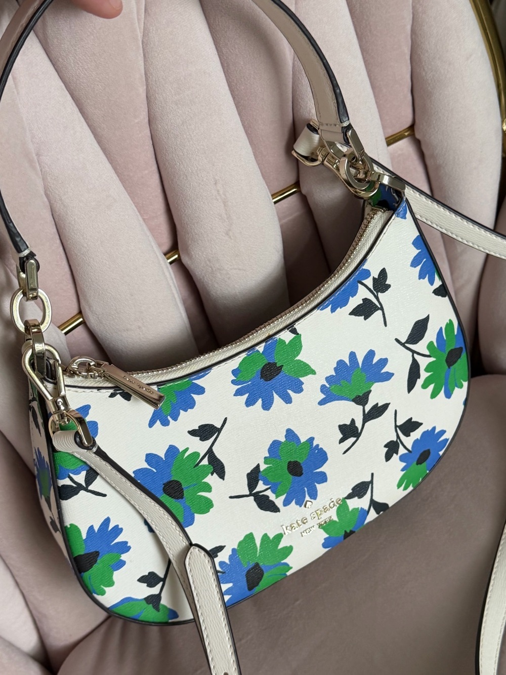 Kate Spade ♠️ Kristi Park Posies Shoulder Bag Crossbody - Picture 11 of 16